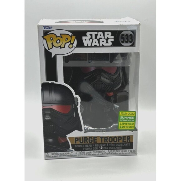 Funko Pop Star Wars #533 Purge Trooper SDCC 2022 Summer Convention Exclusive - Picture 1 of 7